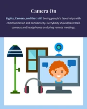 Virtual Meeting Etiquette Instagram Carousel Post - Page 3