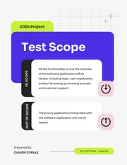 Black And Purple Blue Test Plan - Page 3