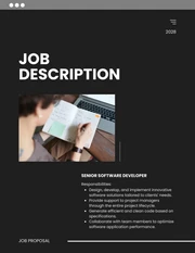 Modern Black And White Job Proposal - Page 2