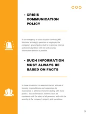 White Black And Yellow Clean Minimalist Professional Crisis Communication Plans - Page 3