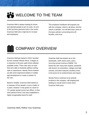 Simple Corporate Employee Handbook - Page 3