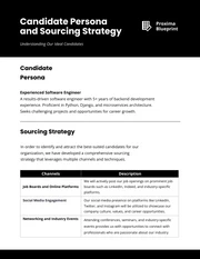 Black and White Simple Recruiting Plans - Page 2