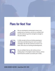 Digital Annual Report Template - Page 5