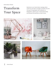 Minimalism White and Black Home Decor Catalog - Page 1