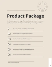 Chocolate Easy Minimalist Company Event Proposal - Page 4