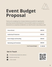 Chocolate Easy Minimalist Company Event Proposal - Page 5