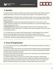 Gym Employment Contract Template - Page 2