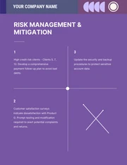 Purple Abstract Shape Account Plan - Page 5