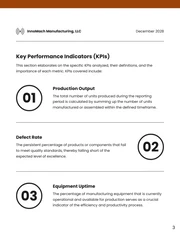 Copper Brown and White Simple Clean Minimalist KPI Reports - Page 3