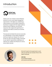 Social Media Management Proposal Template - Page 2