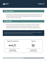 Roofing Job Contract Template - Page 4