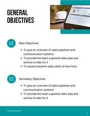 Teal And White Modern Minimalist Business Training Plans - Page 4