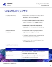 Royal Blue Simple Art QA Plan - Page 4