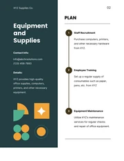 Green And White Simple Modern Pattern Resources Plan - Page 2