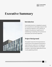 Web Design Proposal - Page 2