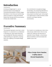 Interior Design Proposal - Page 2