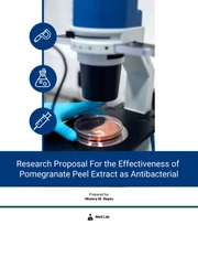 Dark Blue and White Research Proposal Template - Page 1