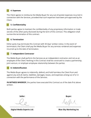 Media Buyer Contract Template - Page 2