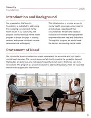 Brown White Minimalist Mental Healthcare Proposal - Page 3