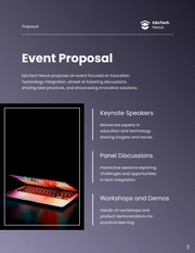 Dark Purple Telecom Equipment Proposal - Page 5