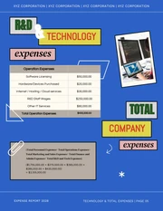 Colorful Shape Expense Report - Page 5