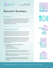 Business Executive Summary Example - Page 1