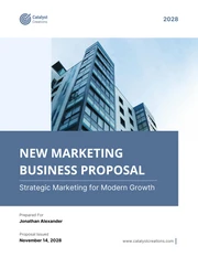 New Marketing Business Proposal - Page 1