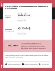 Songwriter Contract Template - Page 5