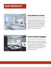 White Orange Minimalist Product Catalog - Page 2