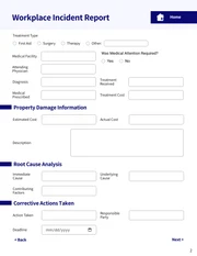 Workplace Incident Report Template - Page 2