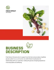 Green And Red Small Business Plan - Page 2