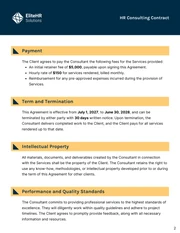 HR Consulting Contract Template - Page 2