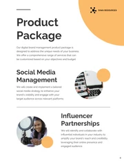 Orange and White Minimalist Brand Management Proposal - Page 4