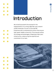 Fiber Optic Installation Proposal - Page 2