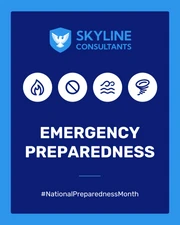Emergency Preparedness Month Instagram Carousel Post - Page 1