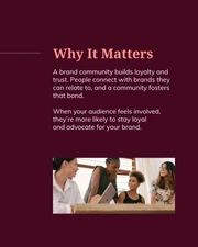Building a Brand Community Social Media Carousel Template - Page 2