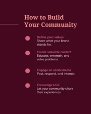 Building a Brand Community Social Media Carousel Template - Page 3