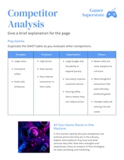 Blue And White Fururistic Minimalist Game Business Succession Plan - Page 4