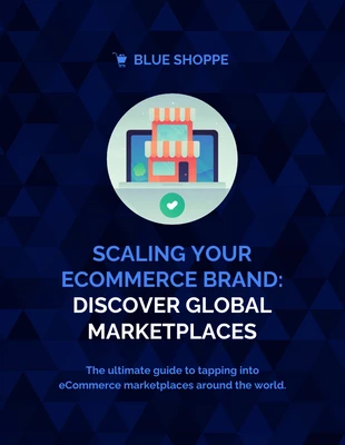 business  Template: Blue eCommerce Lead Generation eBook Template