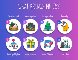 Free  Template: Joy Infographic Template