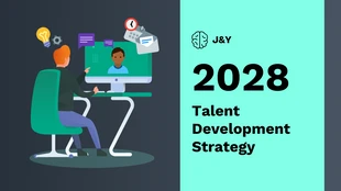 premium  Template: Talent Development Strategy Example Presentation Template