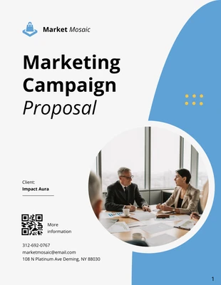 business  Template: Marketing Campaign Proposal Template