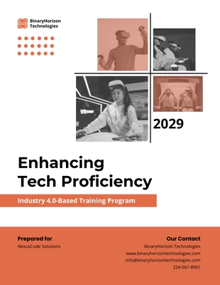 Free  Template: Technology Training Proposal Template