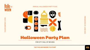 business  Template: Pattern Halloween Presentation Template