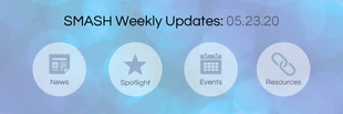 Free  Template: Weekly Enewsletter Email Header