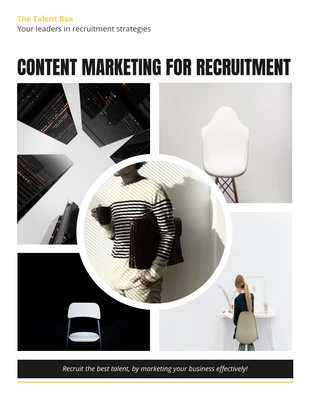 business  Template: Recruitment Content Marketing White Paper Template