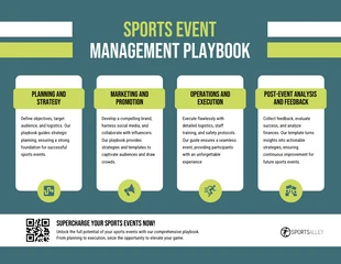 business  Template: Sports Event Management Infographic Guide Template