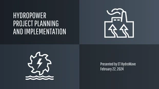 business  Template: Hydropower Project Plan Presentation Template