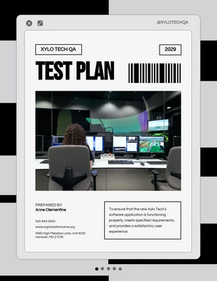 Free  Template: Web Test Plan Template