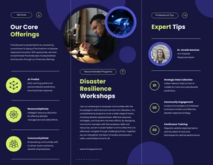 AI in Disaster Response Planning C Fold Brochure - Page 2